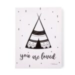 Kανβάς You Are Loved Black & White