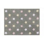 Lorena Canals Χαλί Δωματίου  Tricolor Stars Grey Pink