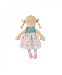 BONIKKA ΥΦΑΣΜΑΤΙΝΗ ΘΕΡΜΑΝΤΙΚΗ ΠΑΙΔΙΚΗ ΚΟΥΚΛΑ ABBY 32 CM
