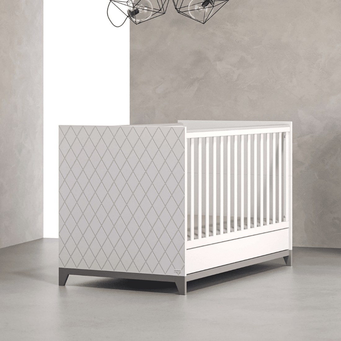 590251-1100x1100 Casababy Βρεφικό Κρεβάτι Μετατρεπόμενο Σε Προεφηβικό Rombo - Image 1