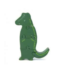 Trixie Wooden body puzzle Mr. Crocodile