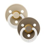 Bibs Πιπίλες Glow 2Pack- Vanilla & Dark Oak No1