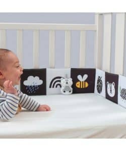 Taf Toys Βιβλίο Δραστηριοτήτων Savannah Black & White από Ύφασμα για Νεογέννητα - Image 3