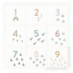 Play & Go Στρωματάκι-παζλ διπλής όψης - κουτί αποθήκευσης - Αριθμοί