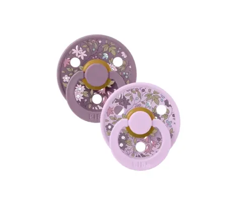 Bibs Πιπίλες Liberty  2Pack- Chamomile Lawn & Violet Sky No1 - Image 1