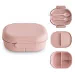 Mushie Φαγητοδοχείο Με Χωρίσματα Lunchbox – Blush