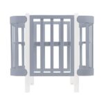 Ingvart Βρεφική Κούνια ANTI-REFLUX NIKA – Γκρί Με Λευκά Πόδια