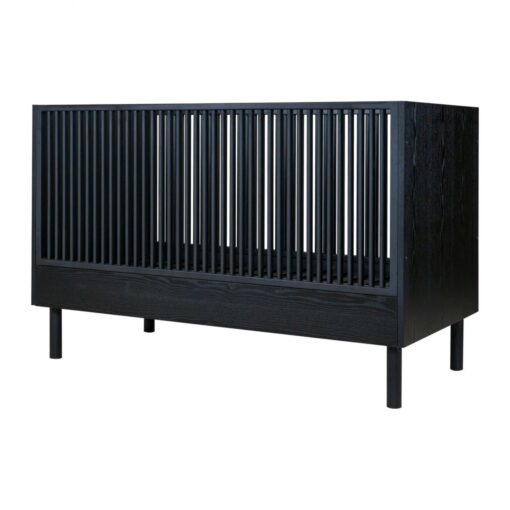 QUAX ΠΡΟ-ΕΦΗΒΙΚΟ ΚΡΕΒΑΤΙ ”HAI NO KI” BLACK ASH 70×140 - Image 1