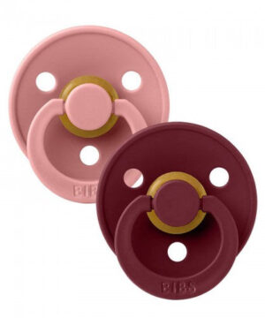 Bibs Πιπίλες Colour  2Pack- Dusty Pink & Eelderberry No1