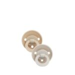 Elodie Βρεφικό Σετ 2 Πιπίλες Newborn Latex Pure Khaki