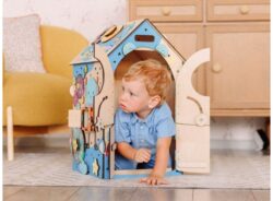 EliNeli Space Montessori Σπίτι Δραστηριοτήτων με Led - Image 5