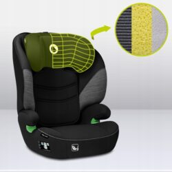 Lionelo Lars Plus i-Size Κάθισμα Αυτοκινήτου 100-150cm ή 15-36kg Sporty Black red - Image 6