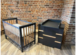 Drewex Leo Κούνια Και Συρταριέρα  Graphite - Image 2