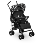 Lionelo Elia Oslo Βρεφικό Καρότσι Μπαστούνι Black & White 5902581651854