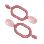 Bibado Βρεφικό Κουτάλι και Μασητικό Σετ 2τεμ. Blush