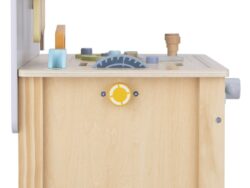 Eli Neli Montessori Παιδικός Ξύλινος Πάγκος Εργασίας Με Εργαλεία - Image 7