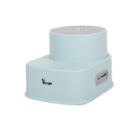 Bo Jungle Πτυσσόμενο σκαλοπάτι με δύο επίπεδα και αντιολισθητική επιφάνεια έως 150 kg Blue