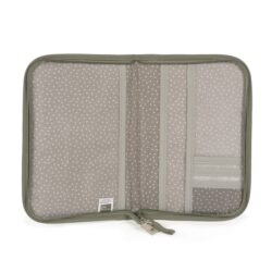 Walking Mum Θήκη Βιβλιαρίου Poppy Olive Πουά - Image 4