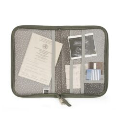 Walking Mum Θήκη Βιβλιαρίου Poppy Olive Πουά - Image 5