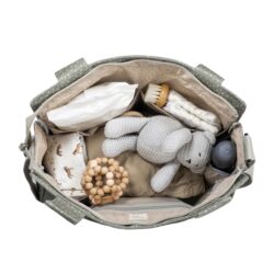 Walking Mum Τσάντα Αλλαξιέρα Poppy Olive Πουά - Image 4