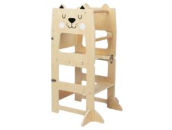 EliNeli Montessori Ξύλινος Πύργος Εκμάθησης 4-σε-1 Lion - Image 3