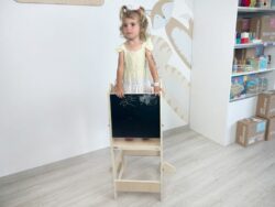 EliNeli Montessori Ξύλινος Πύργος Εκμάθησης 4-σε-1 Lion - Image 5