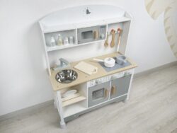 Eli Neli Montessori Kitchen Ξύλινη Παιδική Κουζίνα Με Αξεσουάρ - Image 4