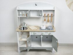 Eli Neli Montessori Kitchen Ξύλινη Παιδική Κουζίνα Με Αξεσουάρ - Image 3