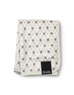 Elodie Βρεφική Κουβέρτα Pearl Velvet Monogram Print