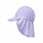 Swim Essentials Βαμβακερό καπέλο τύπου λεγεωνάριου με προστασία UPF50+  "Lila Leopard" 2-4 Ετών