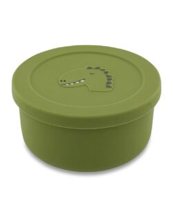 Trixie Silicone Snack Pot With Lid - Mr Dino