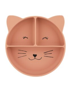 Trixie Silicone Divided Suction Plate - Mrs Cat