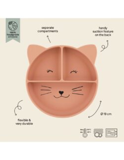 Trixie Silicone Divided Suction Plate - Mrs Cat - Image 3
