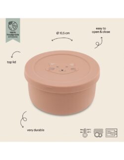 Trixie Silicone Snack Pot With Lid - Mrs Cat - Image 2