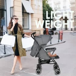Bebe Stars Καρότσι Buggy Light Grey 170-186 - Image 6