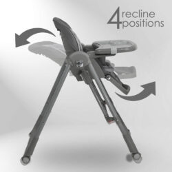 Bebe Stars Καρέκλα Φαγητού-Κούνια Nuovo 2σε1 Grey 867-186 - Image 4