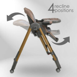 Bebe Stars Καρέκλα Φαγητού-Κούνια Nuovo 2σε1 Mocha 867-182 - Image 3