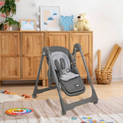 Bebe Stars Καρέκλα Φαγητού-Κούνια Nuovo 2σε1 Grey 867-186 - Image 9