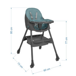 Bebe Stars Καρέκλα Φαγητού Comfy 2σε1 Petrol 865-184 - Image 5