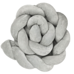 Baby Star Πάντα Πλεξούδα Βελουτέ Γκρί