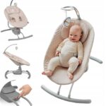 Lionelo Rio Εργονομικό Ηλεκτρικό Ρηλάξ Beige Latte