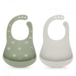 Suavinex Σαλιάρα σιλικόνης Gr Gy 2τεμ