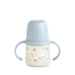 Suavinex Μπουκάλι Εκπαιδευτικό με λαβές 150ml +6μ BEAR Green