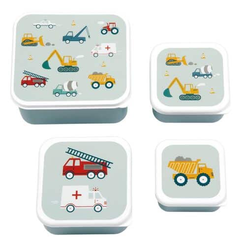 A little lovely company1 (1) A Little Lovely Company Δοχείο φαγητού Lunch box - Vehicles - Image 1