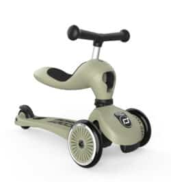 Scoot and Ride Ποδήλατο Ισορροπίας & Πατίνι 2 σε 1 HighWayKick 1, Olive