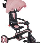 Globber Τρίκυκλο Trike Explorer Foldable 4 In 1 Pastel Pink