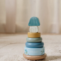 Little Dutch Ξύλινη πυραμίδα ταξινόμησης & ταλάντωσης Forest Friends - Image 8