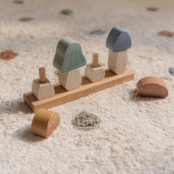 Little Dutch Ξύλινο παιχνίδι ταξινόμησης μανιτάρια Forest Friends - Image 3