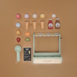 Little Dutch Ξύλινο σετ παιχνιδιού παγωτατζίδικο - Image 6