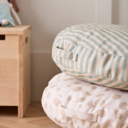 Kids Concept Μαξιλάρι δαπέδου στρογγυλό 60cm με ρίγες - Image 5